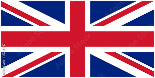 England Flagge - Vektorgrafik