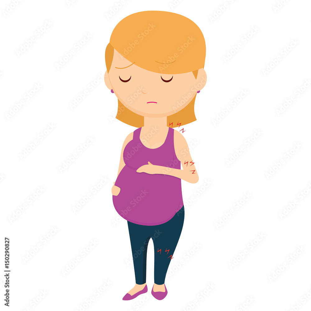Sickc pregnant woman