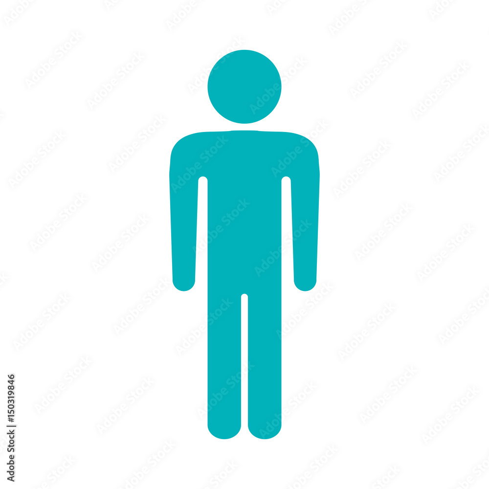 Human symbol pictogram icon vector illustration graphic design Human symbol pictogram icon vector illustration graphic design
