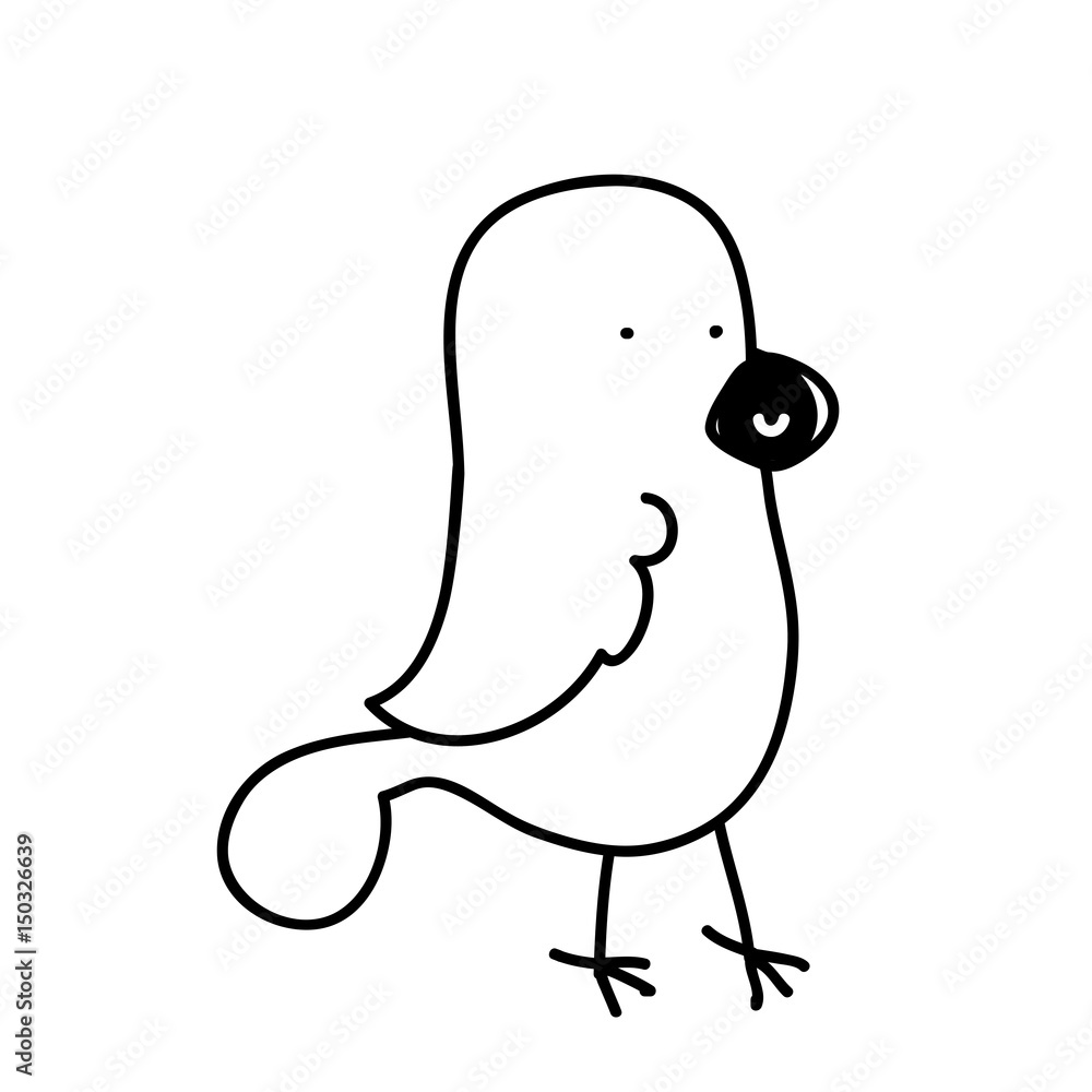 Cute birdie cartoon icon vector illustration graphic design Cute birdie cartoon icon vector illustration graphic design