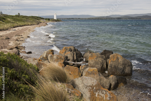 Fotografía Tasmania the Tamar river and lighthouse near George town