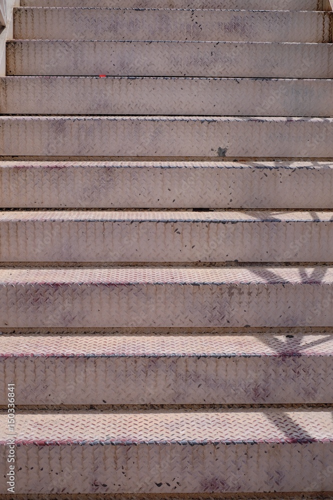 background of metal steps with textured patterns background of metal steps with textured patterns