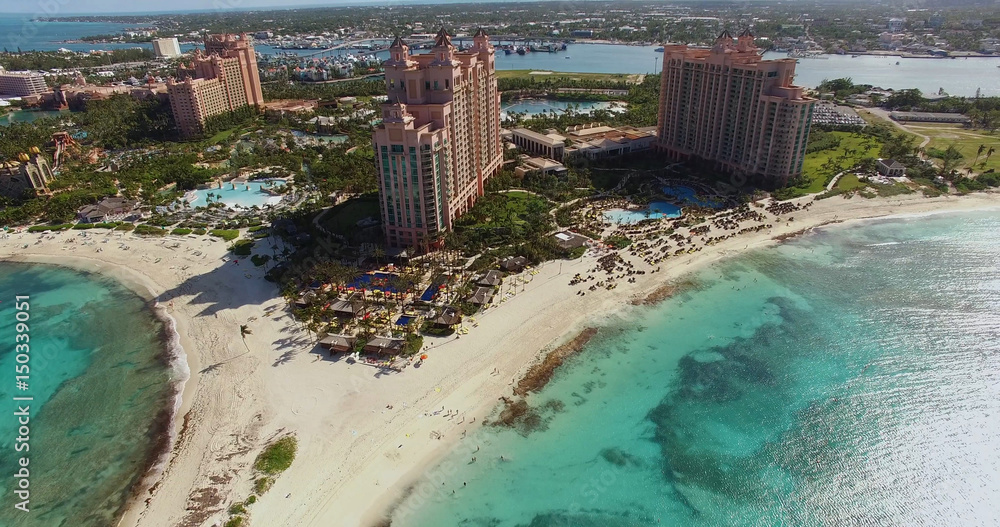 Fototapeta premium Aerial View of Bahamas 