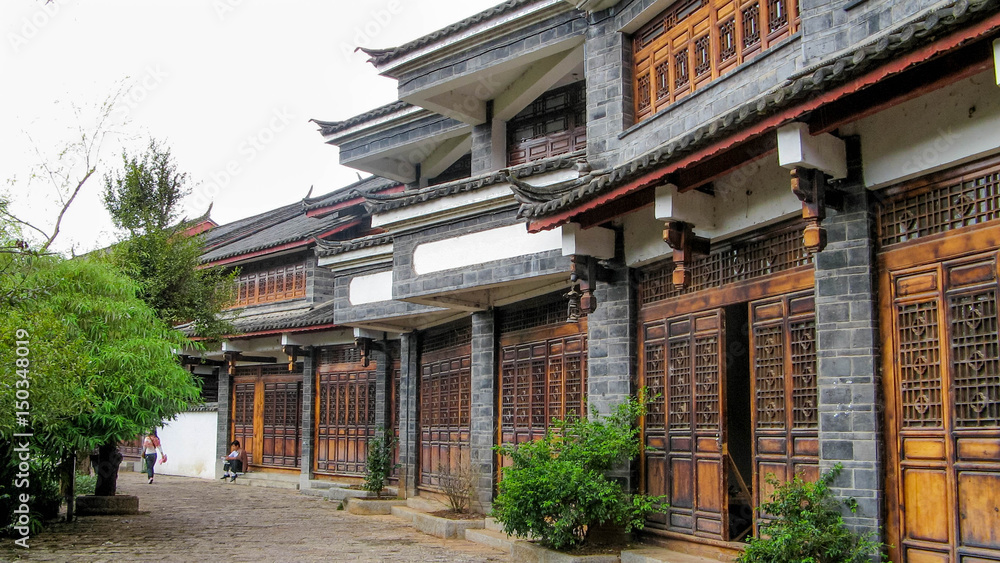 Houses in lijiang,sichuan,China