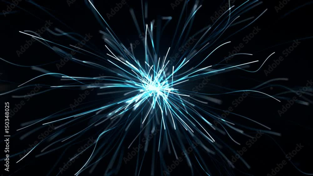 magic glowing flying lines 4K video animation background, moving of waved lines magic glowing flying lines 4K video animation background, moving of waved lines