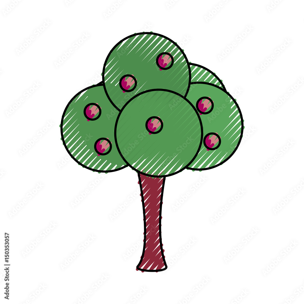 Tree natural ecology icon vector illustration graphic design Tree natural ecology icon vector illustration graphic design