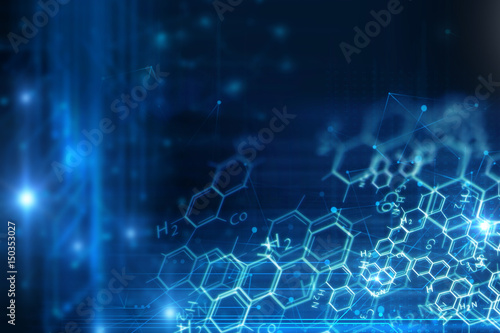 chemical science background illustration photo