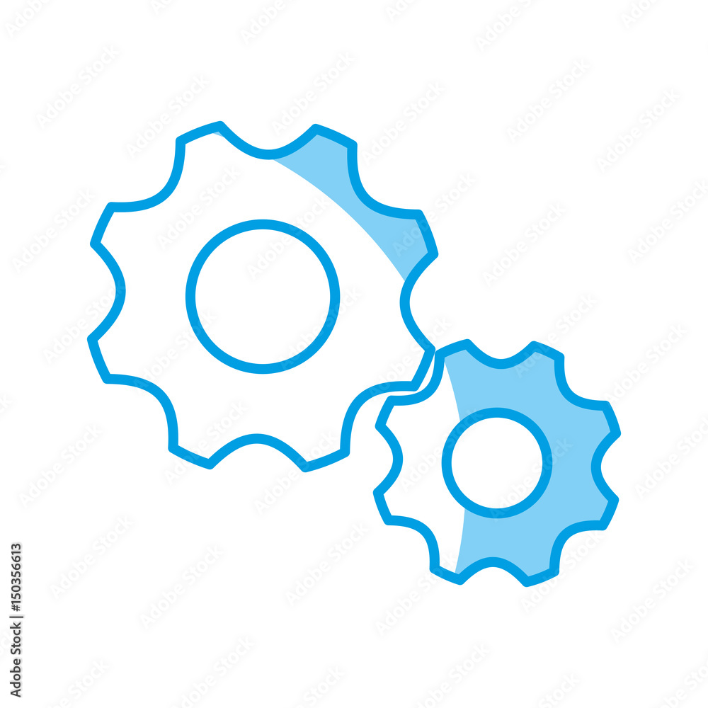 gears wheels icon over white background. vector illustration gears wheels icon over white background. vector illustration