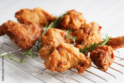 Deep Fried Breaded Chicken Wings