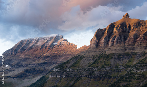 Clouds Move Over Mountains Logan's Pass Glacier National Park © Christopher Boswell