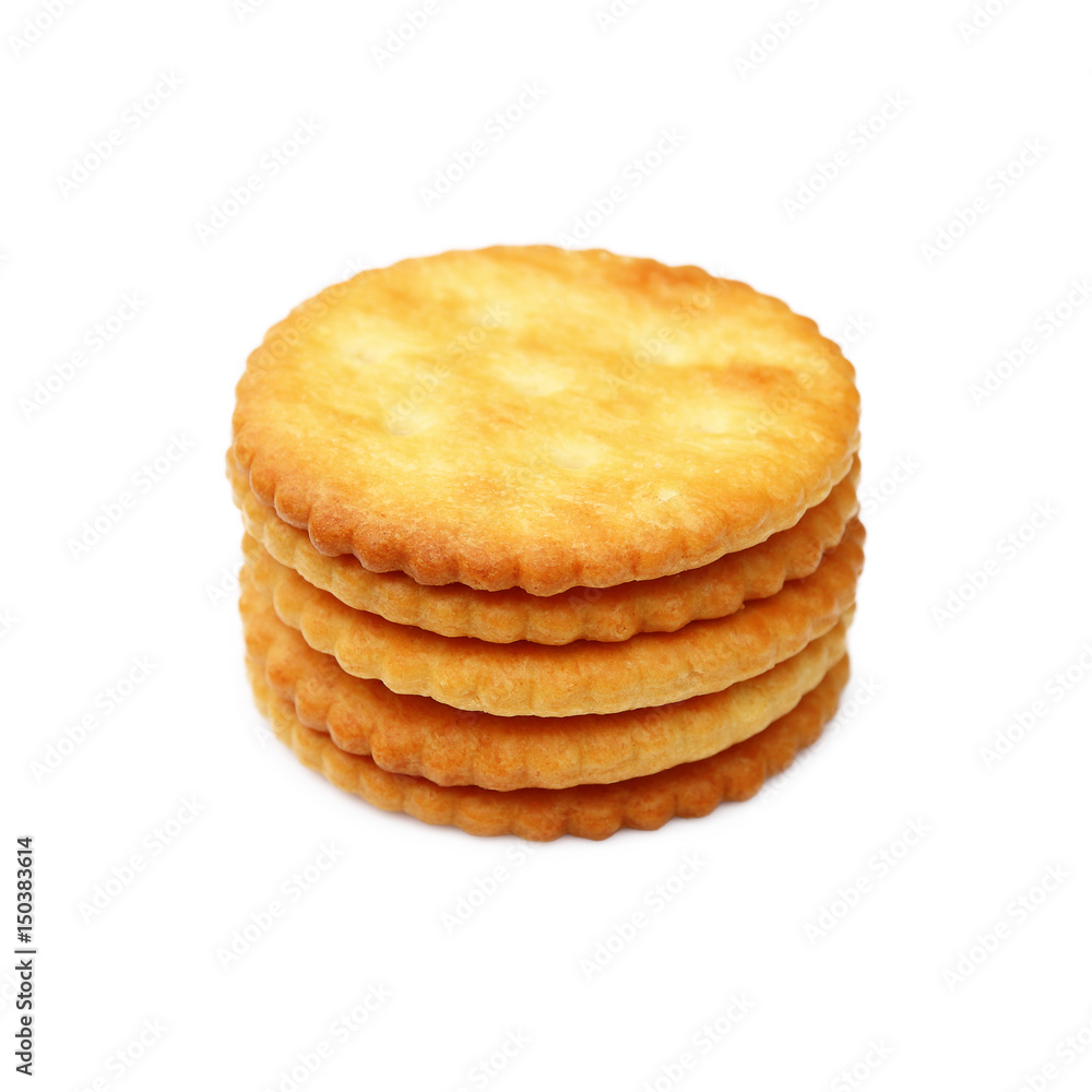 butter sugar bread isolated on white butter sugar bread isolated on white