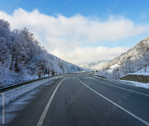 Winter landscape in Turkey