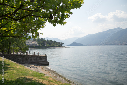 Italian villa garned on Como lake