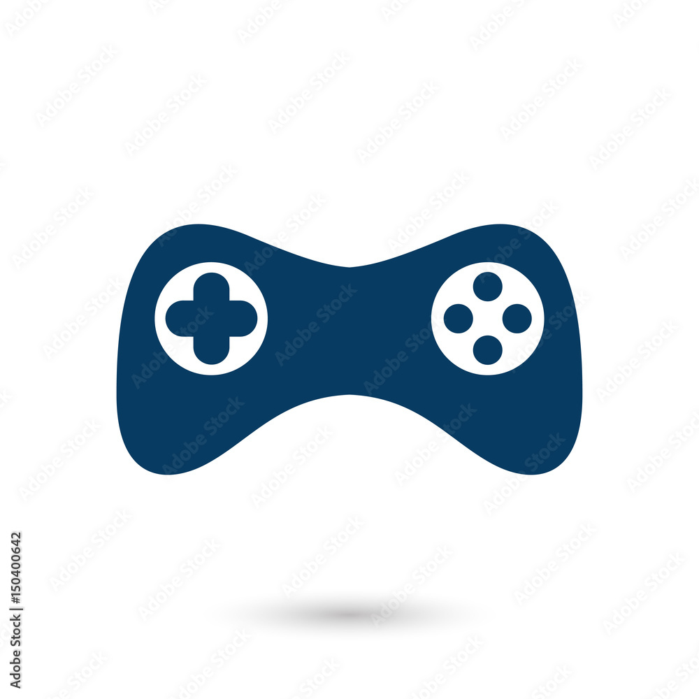 Gamepad icon. Vector. Flat design style. Joypad symbol. Gamepad icon. Vector. Flat design style. Joypad symbol.