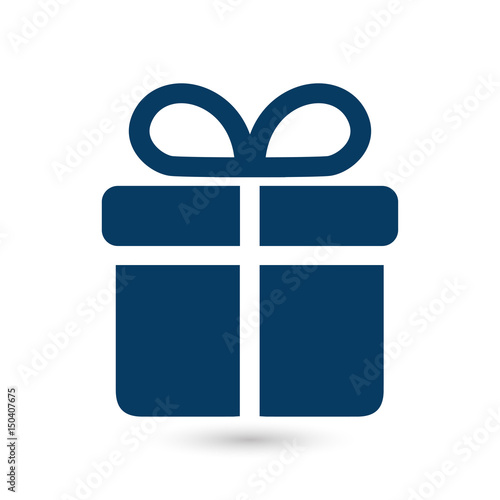 Obraz na płótnie Gift box icon. Present - a personal offer. Gift wrapping.