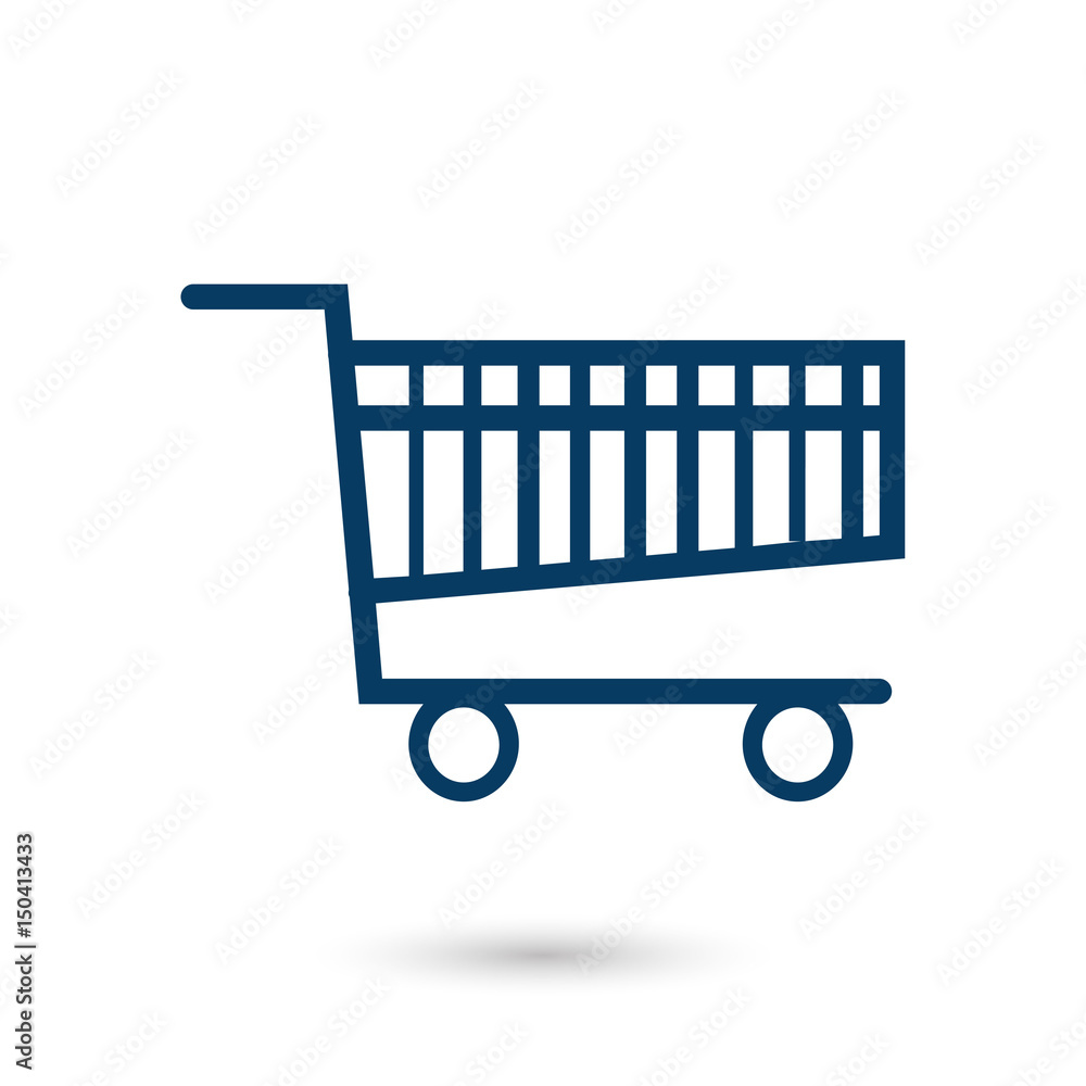 Flat icon of shopping chart. Add a product to the cart. Flat icon of shopping chart. Add a product to the cart.