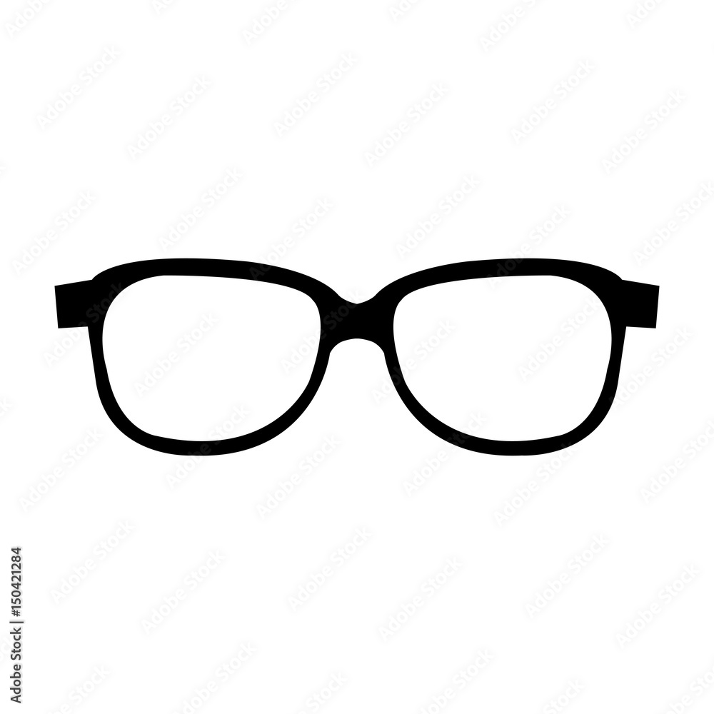 Fototapeta premium glasses view isolated icon vector illustration design