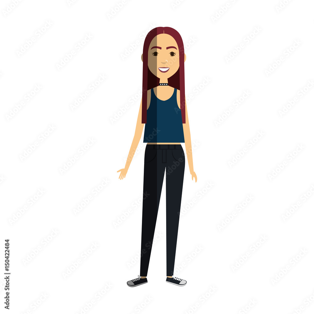 beautiful and young woman student vector illustration design beautiful and young woman student vector illustration design