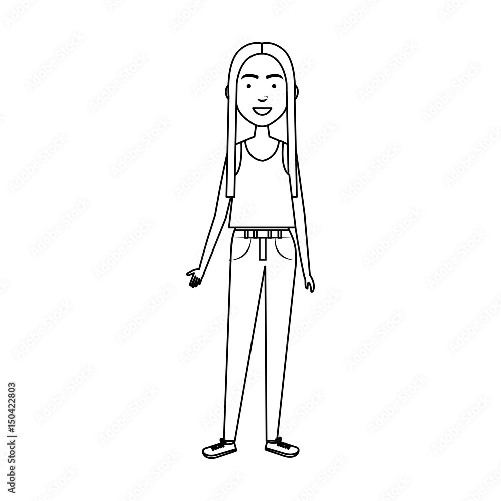beautiful and young woman student vector illustration design beautiful and young woman student vector illustration design