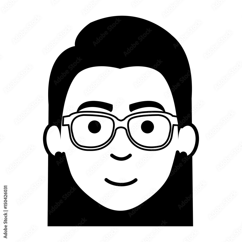 young man casual avatar vector illustration design young man casual avatar vector illustration design