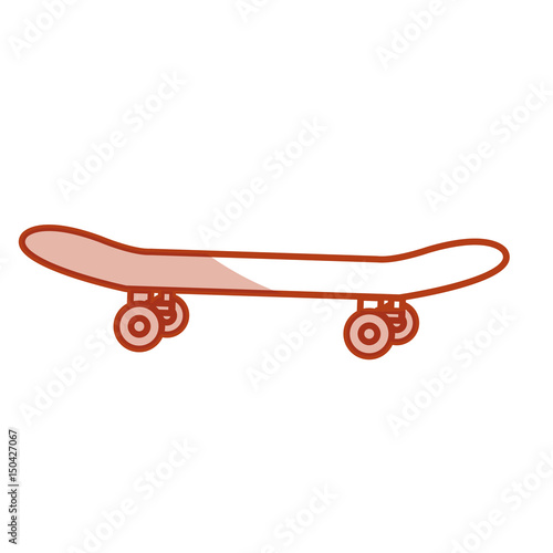 skate board isolated icon vector illustration design