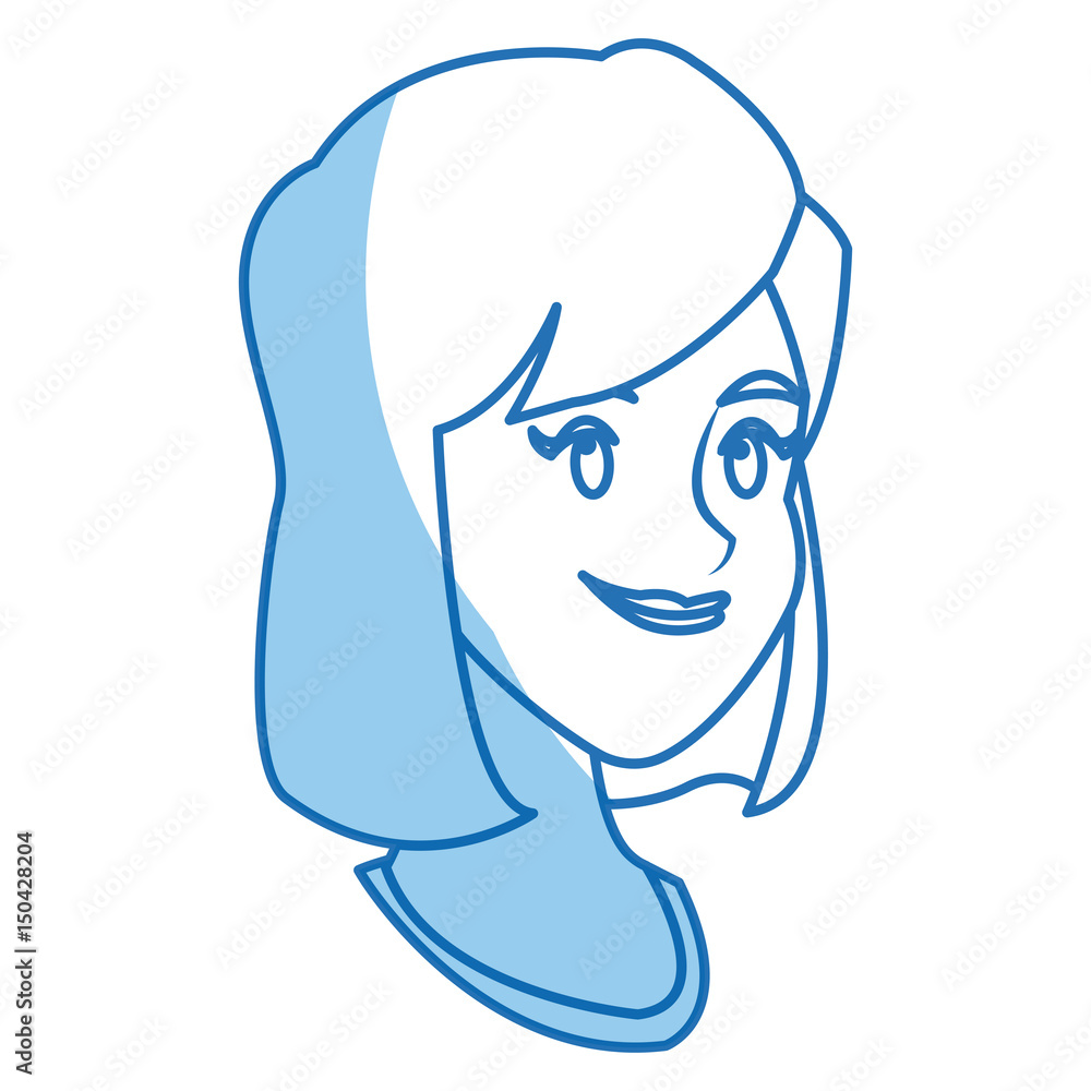 character face girl smile lifestyle vector illustration character face girl smile lifestyle vector illustration