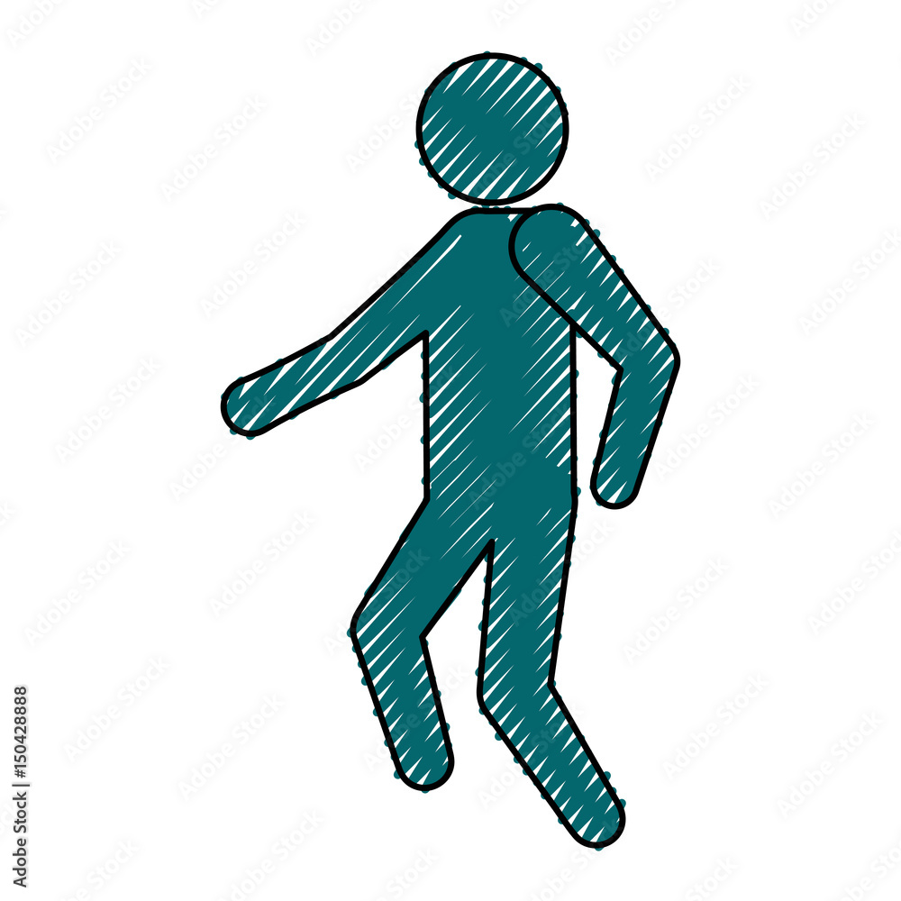 Male pictogram symbol icon vector illustration graphic design