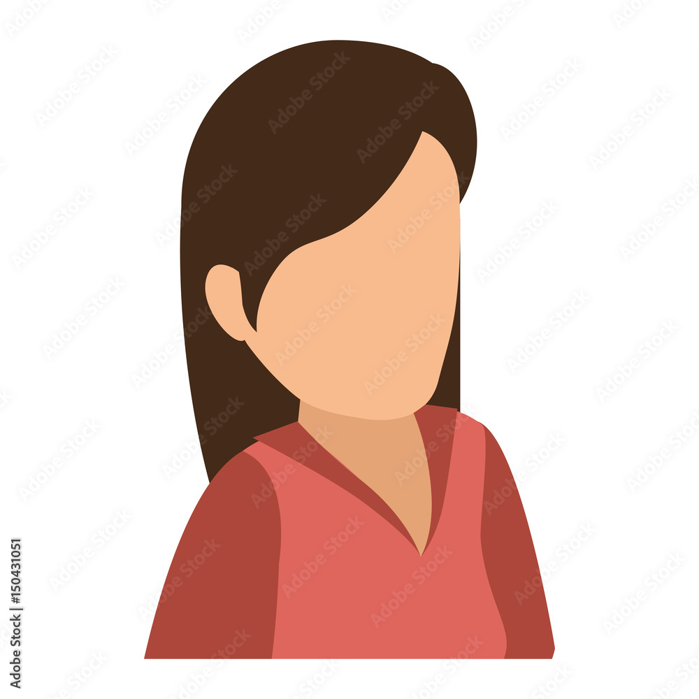 young woman avatar character vector illustration design young woman avatar character vector illustration design