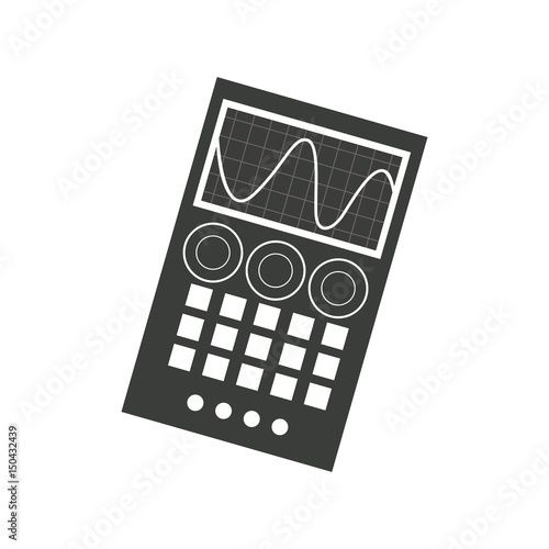measuring device laboratory reseach image vector illustration