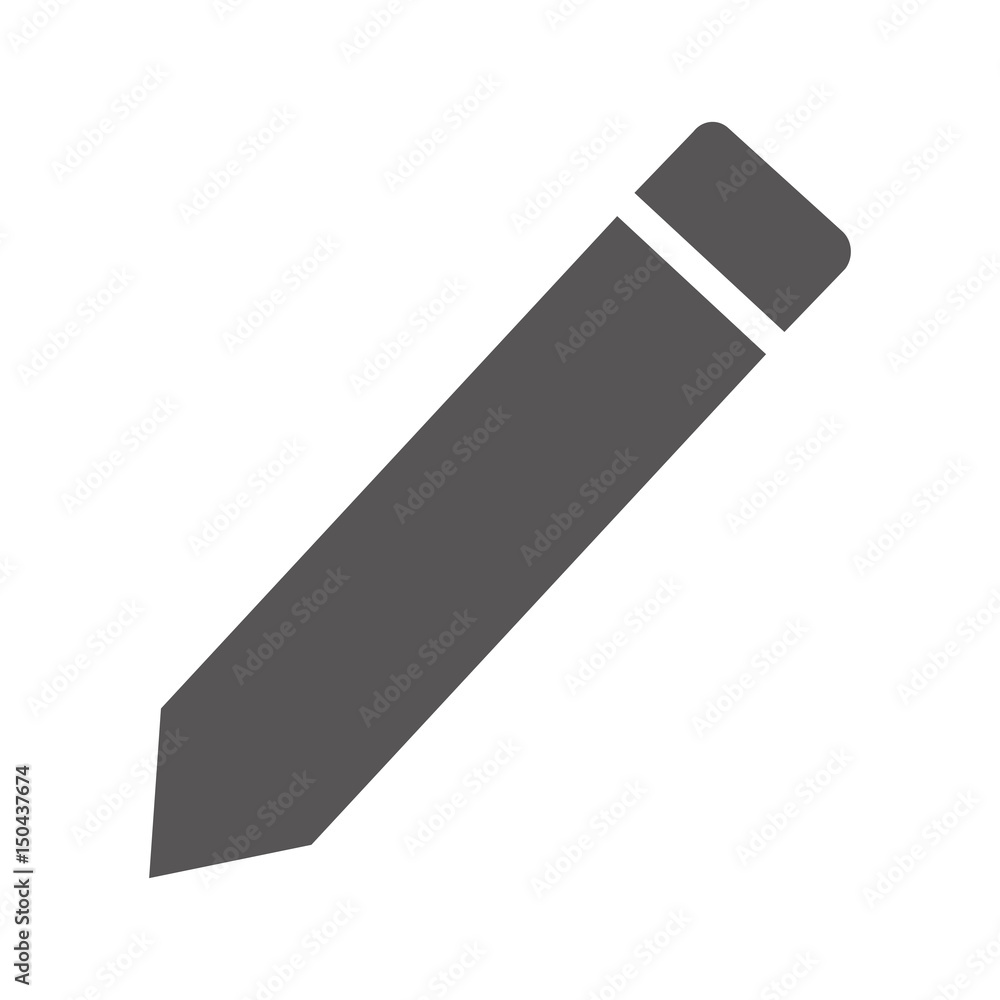 Wooden pencil isolated icon vector illustration graphic design Wooden pencil isolated icon vector illustration graphic design