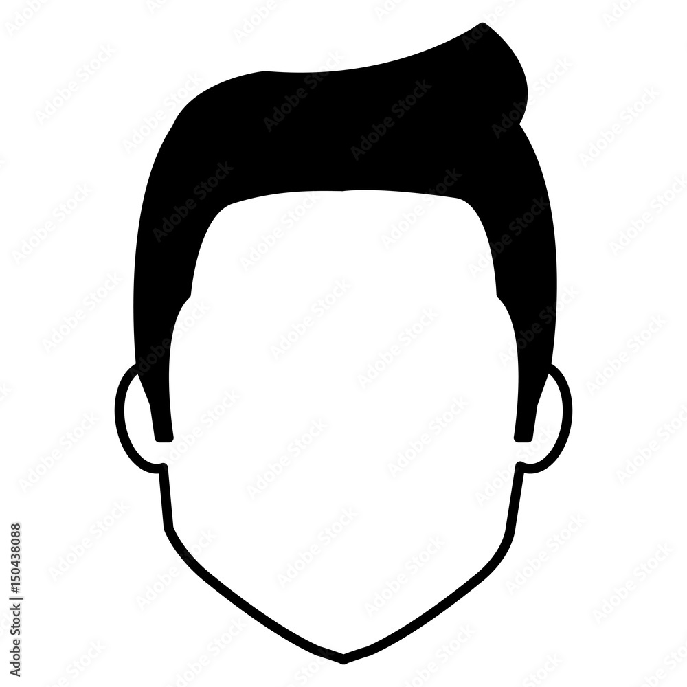 young man head avatar vector illustration design young man head avatar vector illustration design