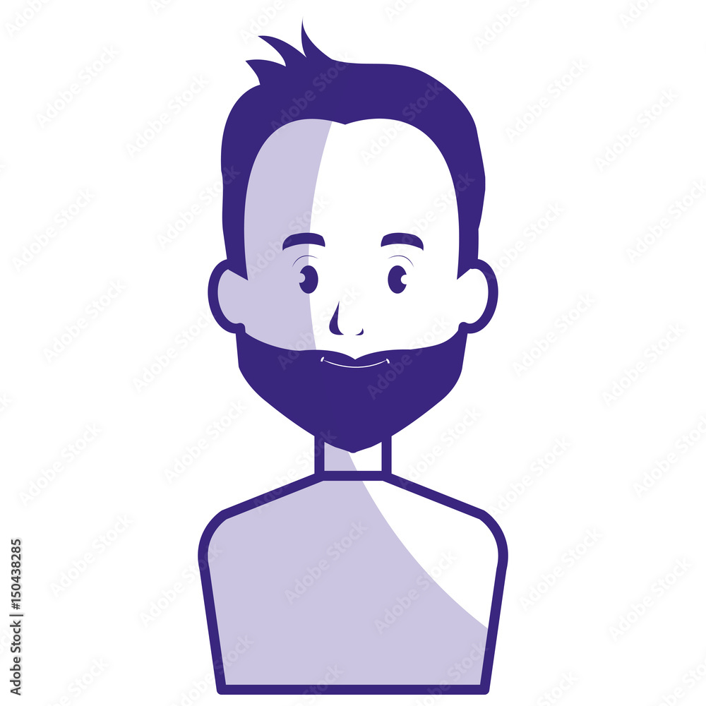 young man avatar character vector illustration design young man avatar character vector illustration design