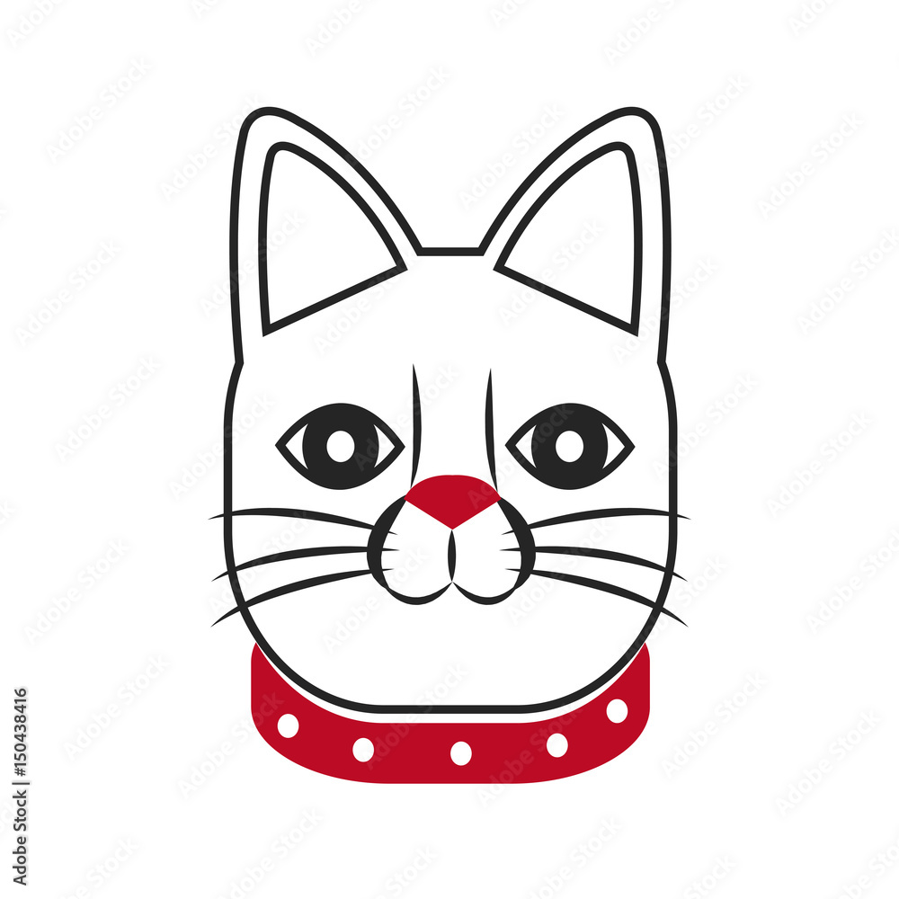 japanese lucky cat symbolic talisman toy tradition vector illustration