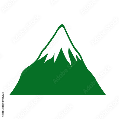 mount fuji japan landscape natural image vector illustration