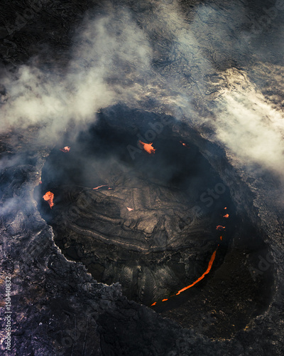 Wallpaper Mural Aerial of an active volcano with the devil staring at me Torontodigital.ca