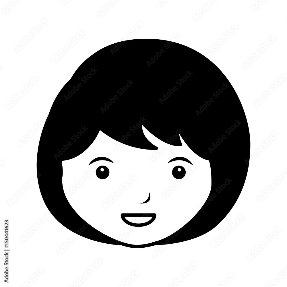 young woman avatar character vector illustration design young woman avatar character vector illustration design