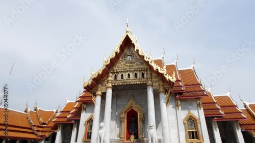 Wallpaper Mural 4k: Hyperlapse, Wat Benjamaborphit, The Marble Temple in Bangkok, Thailand, Torontodigital.ca