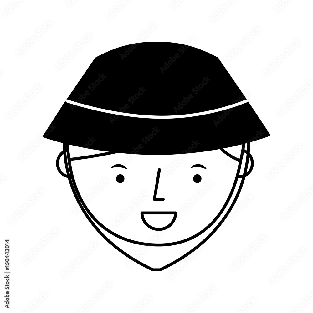 young man with summer fashion vector illustration design young man with summer fashion vector illustration design