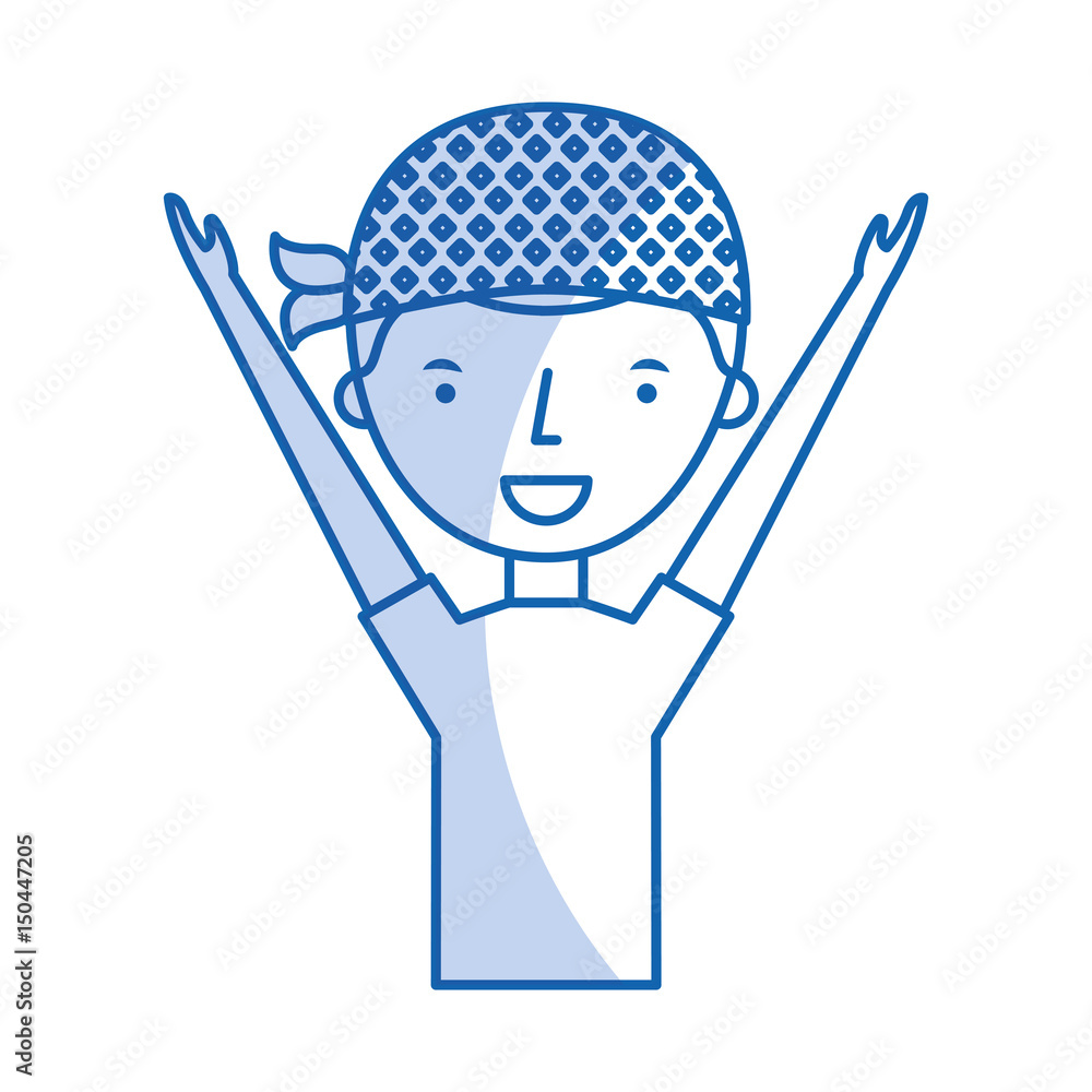 young man with summer fashion vector illustration design young man with summer fashion vector illustration design