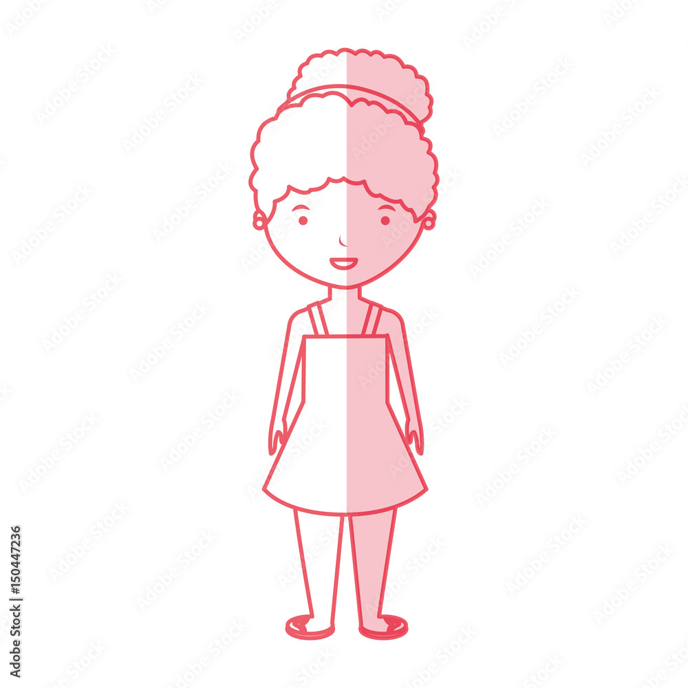 cute little girl character vector illustration design cute little girl character vector illustration design