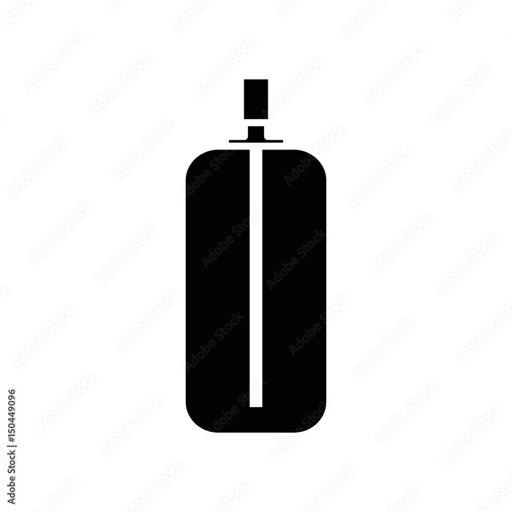 spray bottle icon over white background. vector illustration spray bottle icon over white background. vector illustration