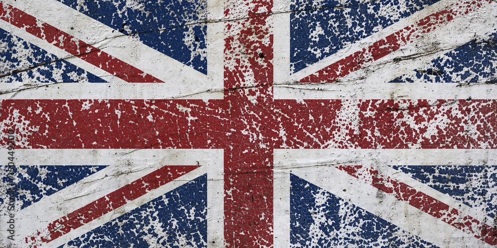 Fototapeta premium Grunge flag of United Kingdom