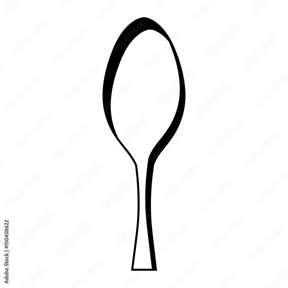 spoon cutlery isolated icon vector illustration design spoon cutlery isolated icon vector illustration design