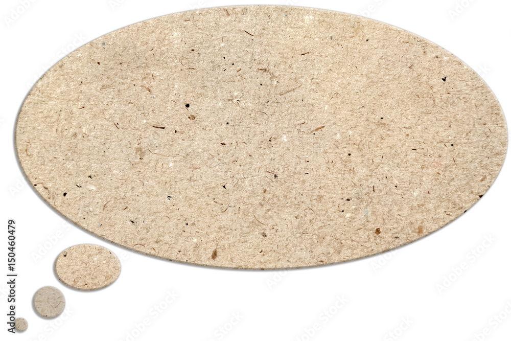bulle carton, fond blanc bulle carton, fond blanc