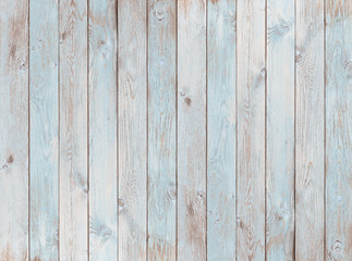 pale blue wood planks texture or background