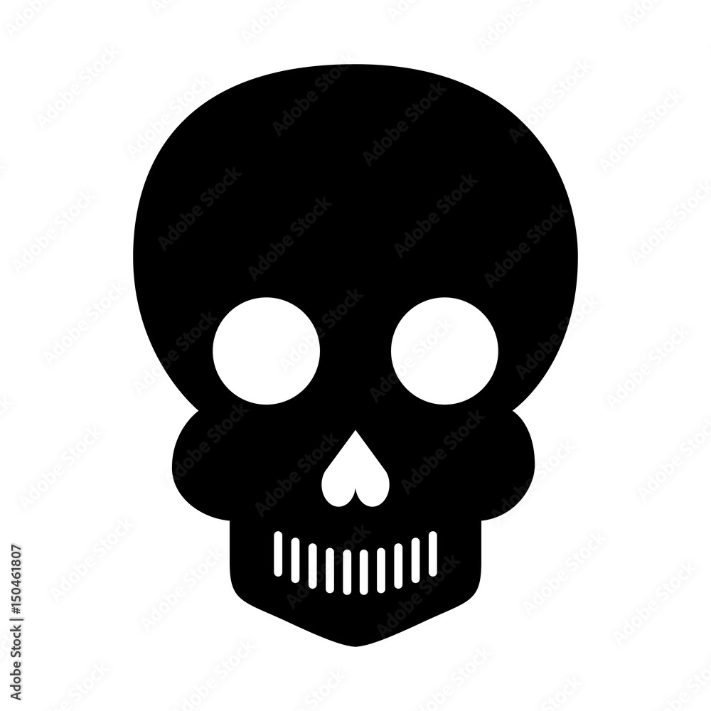 skull artistic tattoo isolated icon vector illustration design skull artistic tattoo isolated icon vector illustration design
