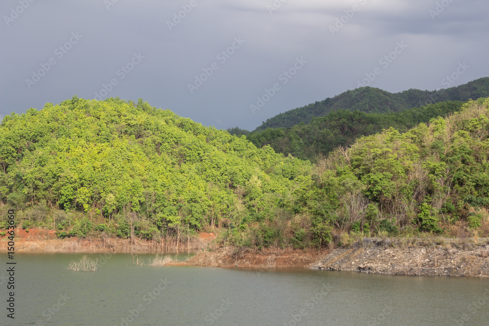 Fototapeta premium The abundant reservoir