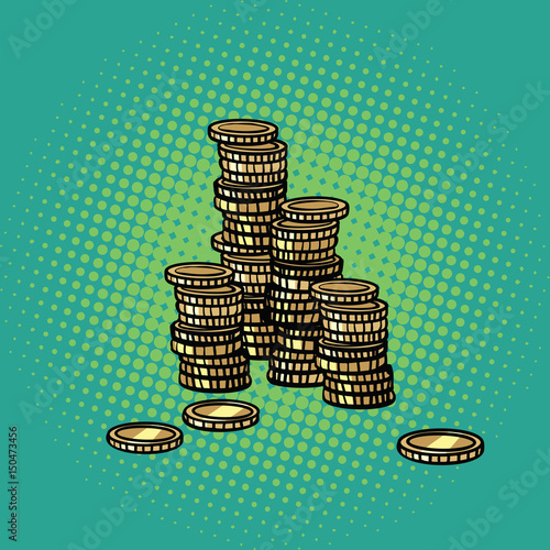 stack of gold coins