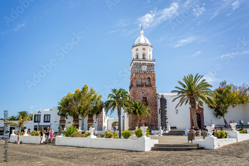 Town of Teguise in Lanzarote, Canary islands, Spain photo