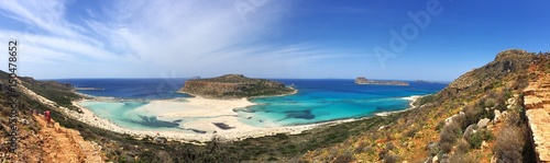 amazing landscape from crete